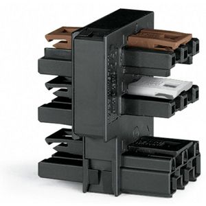 Verdeler schakelaar Uit-en spaarschakeling 3-p zwart 770-638