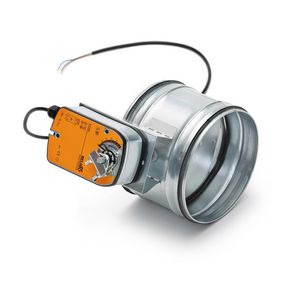 Regelklep 125mm KLMCM dicht KEN-LOK m. veerterug motor 230V
