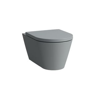 Kartell wandcloset rimless diepspoel 545mm Graphite matt (excl. zitting)