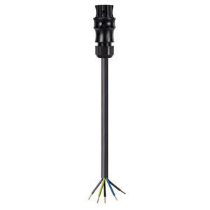 Aansluitsnoer RST20I5 female 1,5mm² 100cm rubber 60°C VVE=30