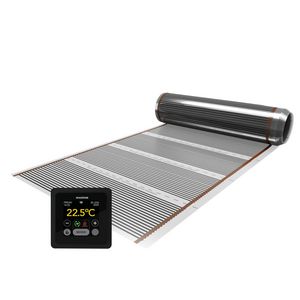 Elektrische vloerverwarming FOIL Intelligent Control set (zwart) 0.6x16.8m. 1200Watt (10m²)