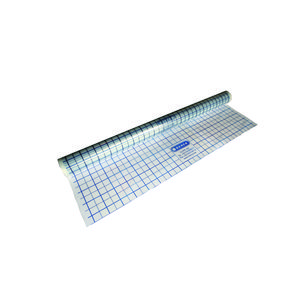 Rol a 50m² PE-Folie met raster 50x50mm transparant (34x1,5mtr.)