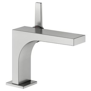 1-hendel wastafelmengkraan 110 afvoer rvs staal finish