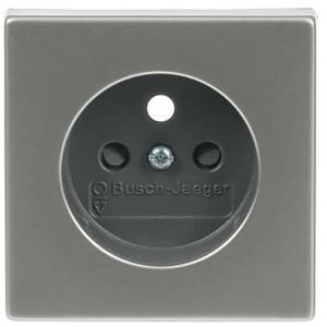 Centraalplaat wandcontactdoos penaarde B kv pure-rvs (2399 UCKS-866)