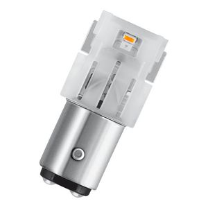 Blister a 2st. LED-lamp 7528DYP P21/5W BAY15D 12V 1.3W VVE=5