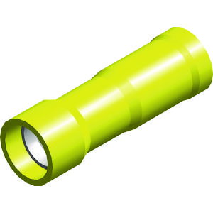 Doos a 100st. Rondstekerhuls F5 geel 4,0-6,0mm²