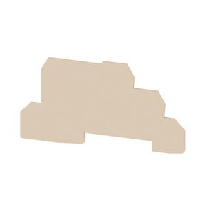 Afsluit- eindplaat d.beige h:90mm b:1.5mm V-0, VVE=20
