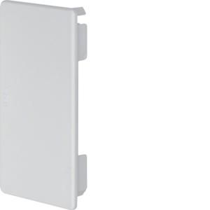 Eindplaat voor goot 60mm hoog FB lichtgrijs