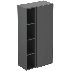 Kast 600x300x1200mm matt anthracite 1 deur Finesse