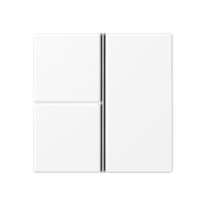 Tastafdekking F40 A/AS 3-voudig matwit KNX/eNet