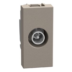 Doos a 12st. Light Now TV eindcontactdoos - 1 module - stone