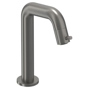 Fonteinkraan BOND contour staand S-size sprong 115mm geborsteld metal black PVD