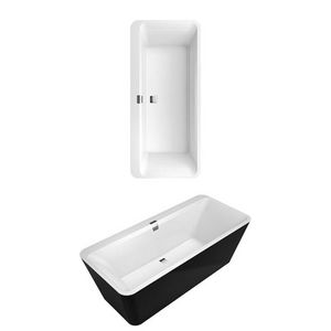 Ligbad Squaro Edge 12 naadl.+v.mont. water UBQ180SQE9T2V-01