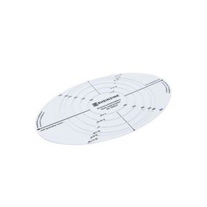 Aftekensjabloon goot uitloopgat