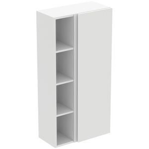 Kast 600x300x1200mm matt white 1 deur Finesse