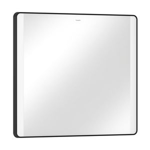 Spiegel verticale LED 800/30 wandschakelaar mat zwart Xarita Lite Q