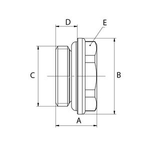 Blindstop Standaard G1/2 Ni Simplex VVE=10