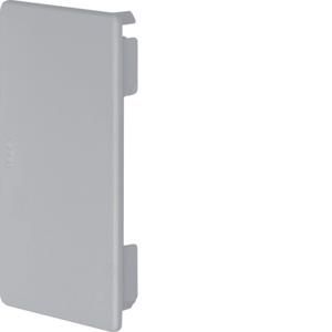 Eindplaat voor goot 60mm hoog FB grijs
