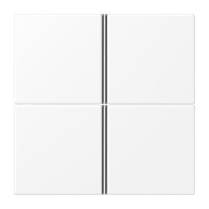 Tastafdekking F40 LS 4-voudig matwit KNX/eNet