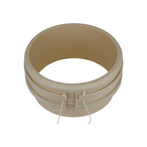 Lijmbus PVC druk type IV 315mm PN10 creme v. buitenmof