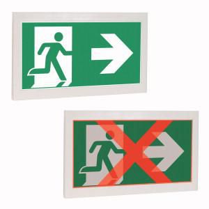 Noodverlichting wand opbouw centraal adaptieve evacuatie DXC