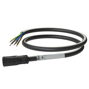 Patchkabel Male-open 8m 5G2,5 zwart Eca VVE=5