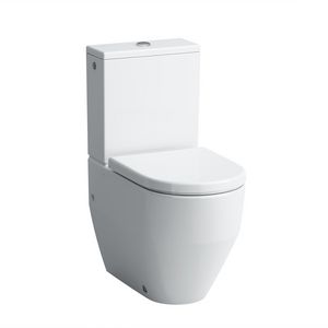 Staand closet tbv duoblok LAUFEN PRO diepspoel wit PK. (AO. mogelijk dmv variobocht) (excl. zitting / reservoir)