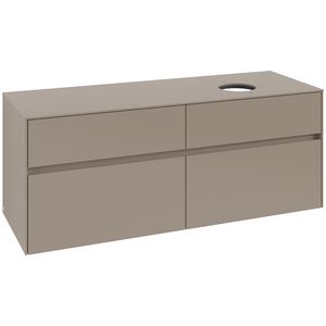 Wastafelonderkast Collaro 1400x548x500mm Taupe C04700VM