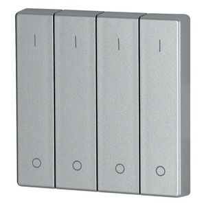 Schakelwip 4-voudig, jaloezie, glanzend, Zilver Eaton