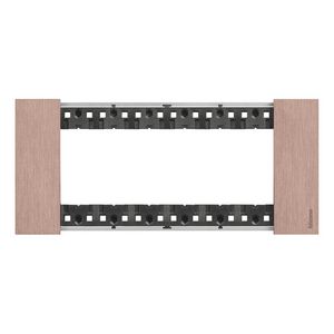 Afdekplaat 6 module copper K4706 LivingNow
