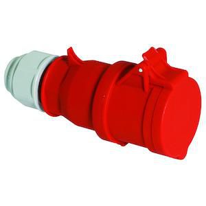 Koppelcontactst. 6h 32A 5P 400V IP44 QC MG VVE=10