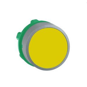 yellow flush pushbutton head colour plated grey
