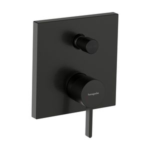 1-hendel badmengkraan inb. zekerheidscombi Finoris Brushed Black Chrome