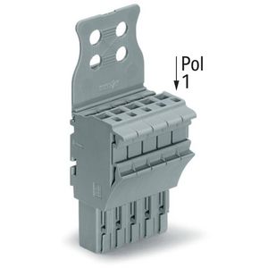 1-draads FE steker 4 mm² grijs 2022-105/144-000 VVE=50