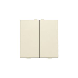 2-voudige drukknop Home Control cream