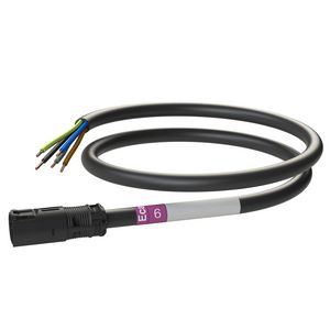Patchkabel Male-open 6m 5G2,5 zwart Eca VVE=5