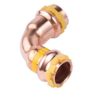 Bochtkoppeling 90° SudoPress Koper Gas FF 12x12mm SPG5002V VVE=5
