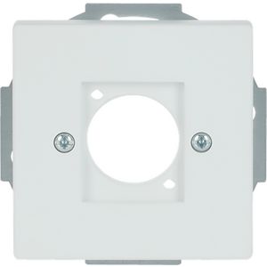 Centraalplaat neutrik f-matwit (2553-884)