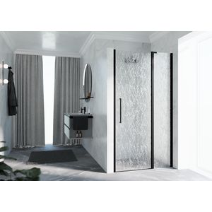 Draaideur Y22P 1070-1110x2000mm zwart aqua