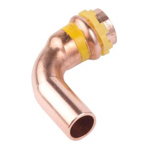 Insteekbocht 90° SudoPress Koper Gas pers x spie 12x12mm SPG5001V VVE=5