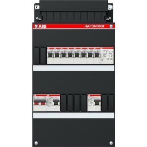Installatiekast 8x achter 2x 30mA + T + HS 1-f