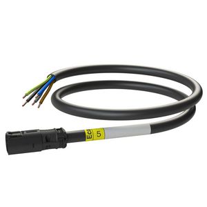 Patchkabel Male-open 5m 5G2,5 zwart Eca VVE=5