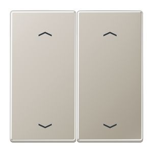Wip LS-edelst.m pijl v.KNX F10 taster 2voudig