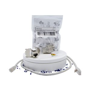 KSJ CAT6A/7A "Short Width" Full-Sh 180gr Toolless