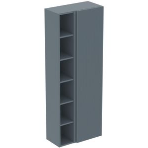 Kast 600x300x1600mm matt ashblue 1 deur Finesse