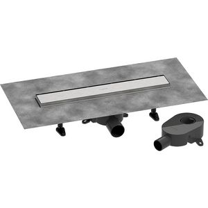 Douchegoot RainDrain Go compl.set 500 Stainless Steel