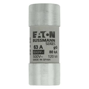 Zekering laagspanning 63A AC 690V 22x58mm gL/gG IEC VVE=10