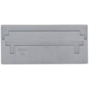 Scheidingswand 2mm grijs 284-326 VVE=25