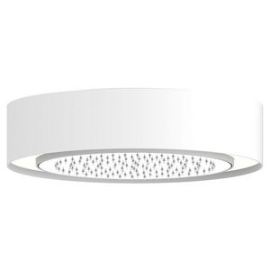 Douche licht on/off met hoofddouche/arm 400x100mm wit mat