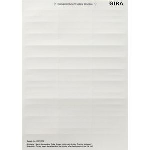 Labelvellen 11,7 x 66,3mm Accessoires zuiver wit